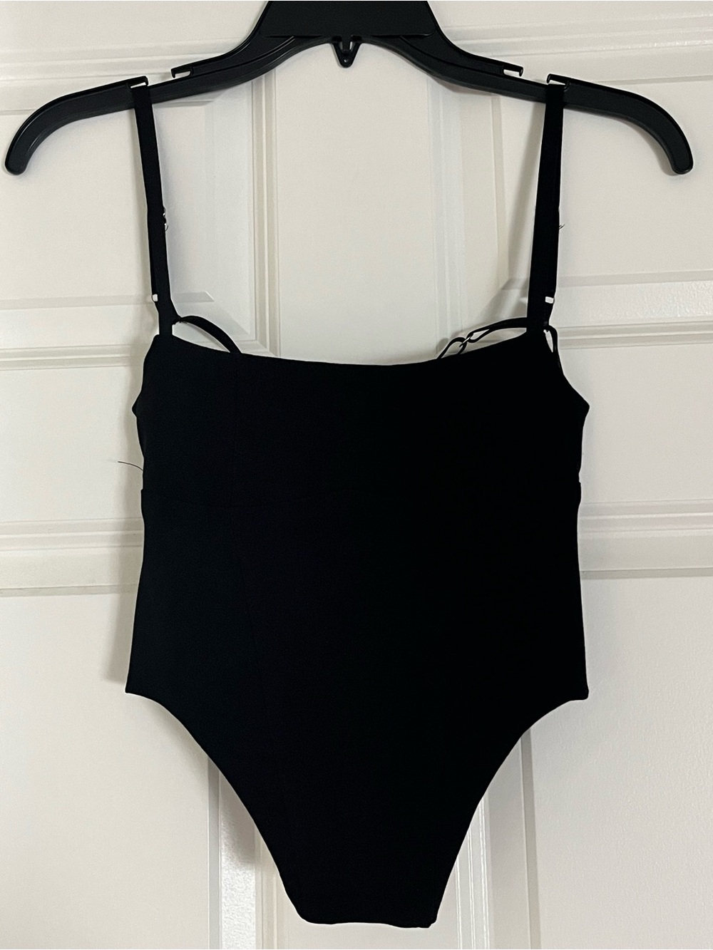 Strappy Corset Style Top Fashion Nova Boning XS Black